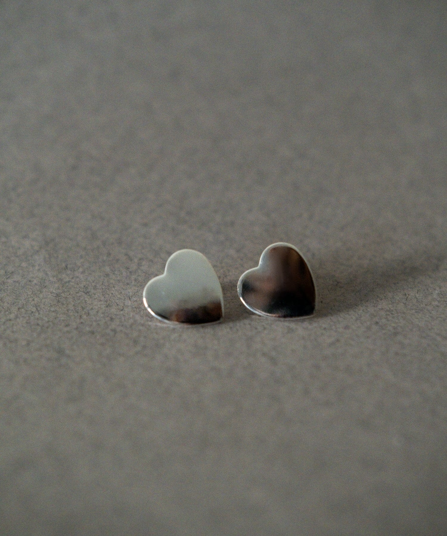Boucles d'Oreilles Puces Aphrodite Argent Coeur Boucles d'Oreilles Monsieur Simone