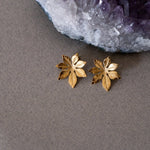 Boucles d'Oreilles Puces Chloris Or Fleurs Boucles d'Oreilles Monsieur Simone