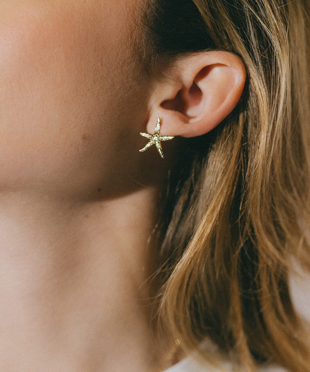 Boucles d'Oreilles Puces Cléia Argent Étoiles Boucles d'Oreilles Monsieur Simone