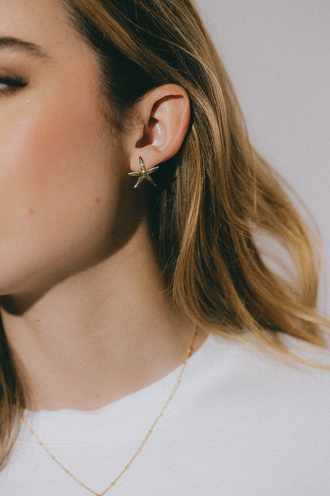 Boucles d'Oreilles Puces Cléia Or Étoiles Boucles d'Oreilles Monsieur Simone