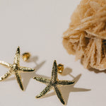 Boucles d'Oreilles Puces Cléia Or Étoiles Boucles d'Oreilles Monsieur Simone