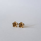 Boucles d'Oreilles Puces Gaïa Or Fleurs Boucles d'Oreilles Monsieur Simone