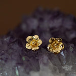 Boucles d'Oreilles Puces Gaïa Or Fleurs Boucles d'Oreilles Monsieur Simone