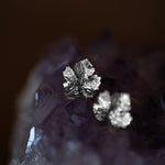 Boucles d'Oreilles Puces Héra Argent Feuilles Boucles d'Oreilles Monsieur Simone