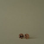 Boucles d'Oreilles Puces Hestia Or Ronds Martelés Boucles d'Oreilles Monsieur Simone