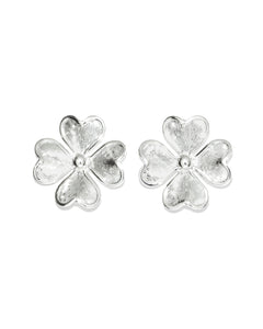 Boucles d'Oreilles Puces Léon Argent Trèfles Boucles d'oreilles Monsieur Simone
