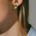 Boucles d'Oreilles Puces Léon Argent Trèfles Boucles d'oreilles Monsieur Simone