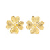 Boucles d'Oreilles Puces Léon Or Trèfles Boucles d'oreilles Monsieur Simone