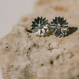 Boucles d'Oreilles Puces Maïa Argent Fleurs Boucles d'Oreilles Monsieur Simone