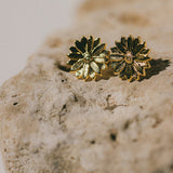 Boucles d'Oreilles Puces Maïa Or Fleurs Boucles d'Oreilles Monsieur Simone