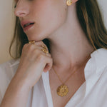 Boucles d'Oreilles Puces Maïa Or Fleurs Boucles d'Oreilles Monsieur Simone