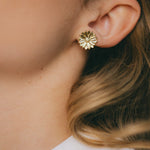 Boucles d'Oreilles Puces Maïa Or Fleurs Boucles d'Oreilles Monsieur Simone