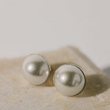 Boucles d'Oreilles Puces Nélya Argent Perles Boucles d'Oreilles Monsieur Simone