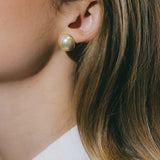 Boucles d'Oreilles Puces Nélya Argent Perles Boucles d'Oreilles Monsieur Simone