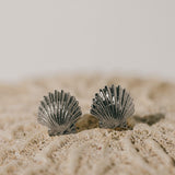 Boucles d'Oreilles Puces Nérée Argent Coquillages Boucles d'Oreilles Monsieur Simone