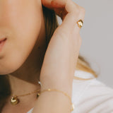 Boucles d'Oreilles Puces Nérée Or Coquillages Boucles d'Oreilles Monsieur Simone