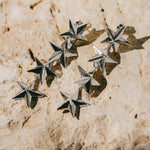 Boucles d'Oreilles Puces Pendantes Raoul Argent Étoiles Boucles d'oreilles Monsieur Simone