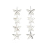Boucles d'Oreilles Puces Pendantes Raoul Argent Étoiles Boucles d'oreilles Monsieur Simone