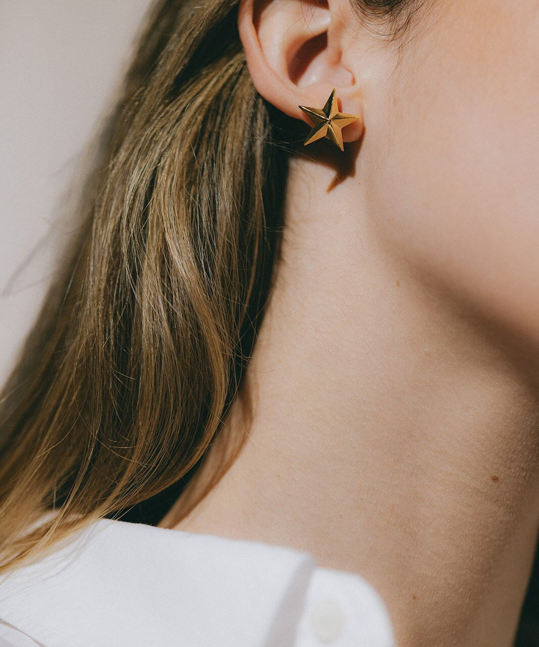 Boucles d'Oreilles Puces Raoul Argent Étoiles Boucles d'oreilles Monsieur Simone