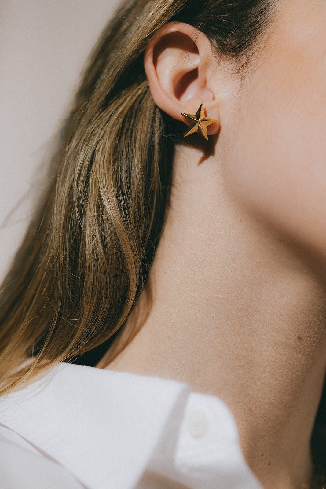 Boucles d'Oreilles Puces Raoul Argent Étoiles Boucles d'oreilles Monsieur Simone