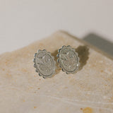 Boucles d'Oreilles Puces Thémis Colombes Argent Boucles d'Oreilles Monsieur Simone