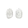 Boucles d'Oreilles Puces Thémis Colombes Argent Boucles d'Oreilles Monsieur Simone