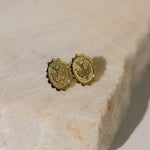 Boucles d'Oreilles Puces Thémis Colombes Or Boucles d'Oreilles Monsieur Simone