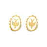 Boucles d'Oreilles Puces Thémis Colombes Or Ivoire Boucles d'Oreilles Monsieur Simone