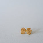 Boucles d'Oreilles Puces Thémis Fleurs Or Boucles d'Oreilles Monsieur Simone