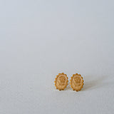 Boucles d'Oreilles Puces Thémis Fleurs Or Boucles d'Oreilles Monsieur Simone