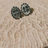 Boucles d'Oreilles Puces Thémis Trèfles Argent Boucles d'Oreilles Monsieur Simone