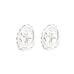 Boucles d'Oreilles Puces Thémis Trèfles Argent Boucles d'Oreilles Monsieur Simone