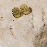 Boucles d'Oreilles Puces Thémis Trèfles Or Boucles d'Oreilles Monsieur Simone