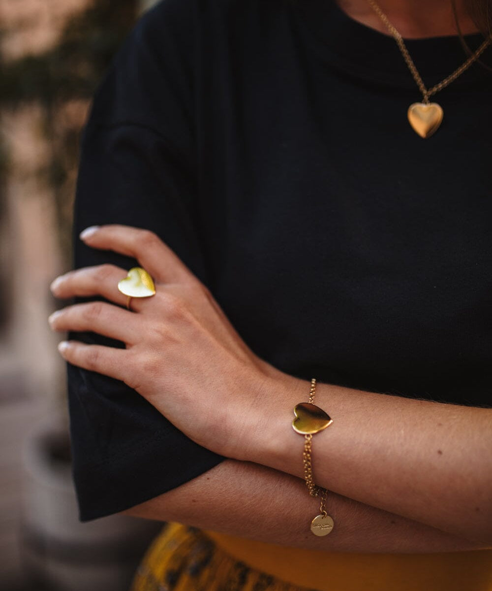 Bracelet Aphrodite Argent Coeur Bracelets Monsieur Simone