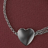 Bracelet Aphrodite Argent Coeur Bracelets Monsieur Simone