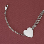 Bracelet Aphrodite Argent Coeur Bracelets Monsieur Simone