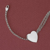 Bracelet Aphrodite Argent Coeur Bracelets Monsieur Simone