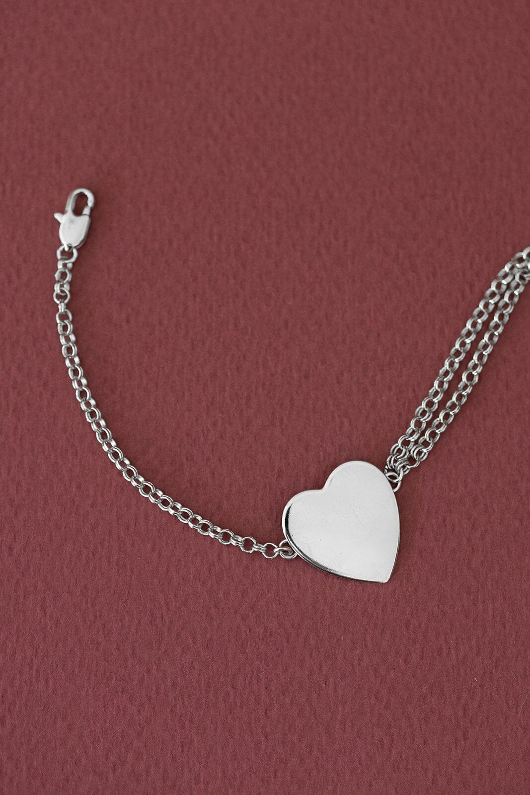 Bracelet Aphrodite Argent Coeur Bracelets Monsieur Simone