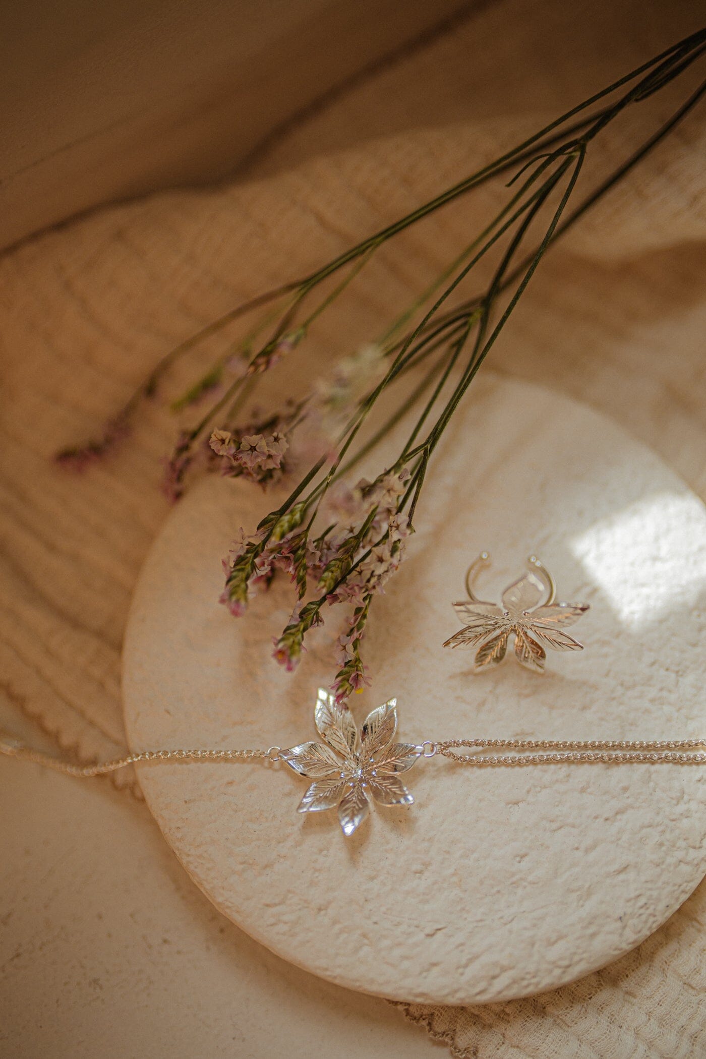 Bracelet Chloris Argent Fleur Bracelets Monsieur Simone