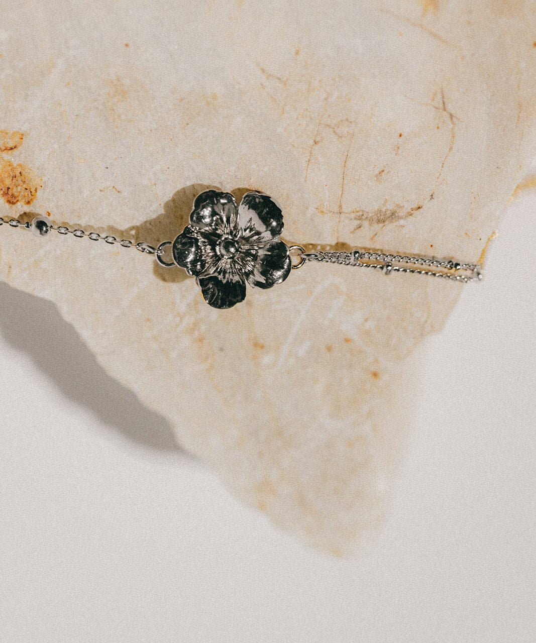 Bracelet Gaïa Argent Fleur Bracelets Monsieur Simone