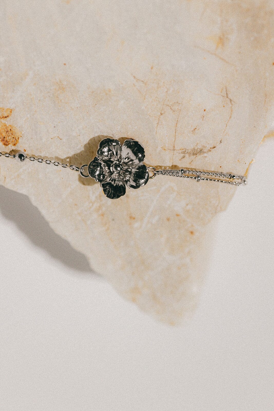 Bracelet Gaïa Argent Fleur Bracelets Monsieur Simone