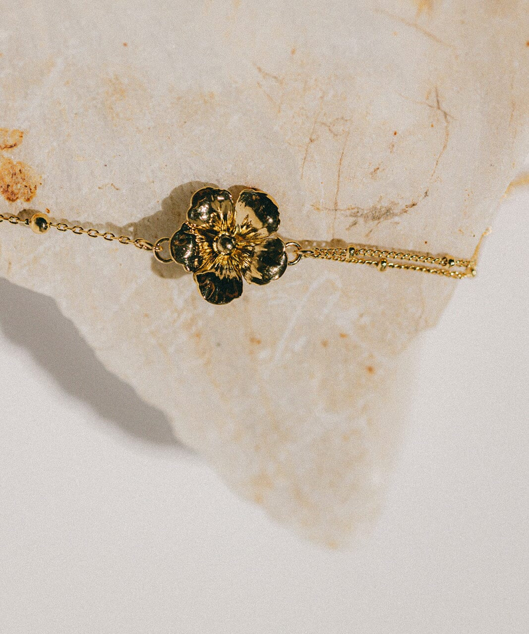 Bracelet Gaïa Or Fleur Bracelets Monsieur Simone