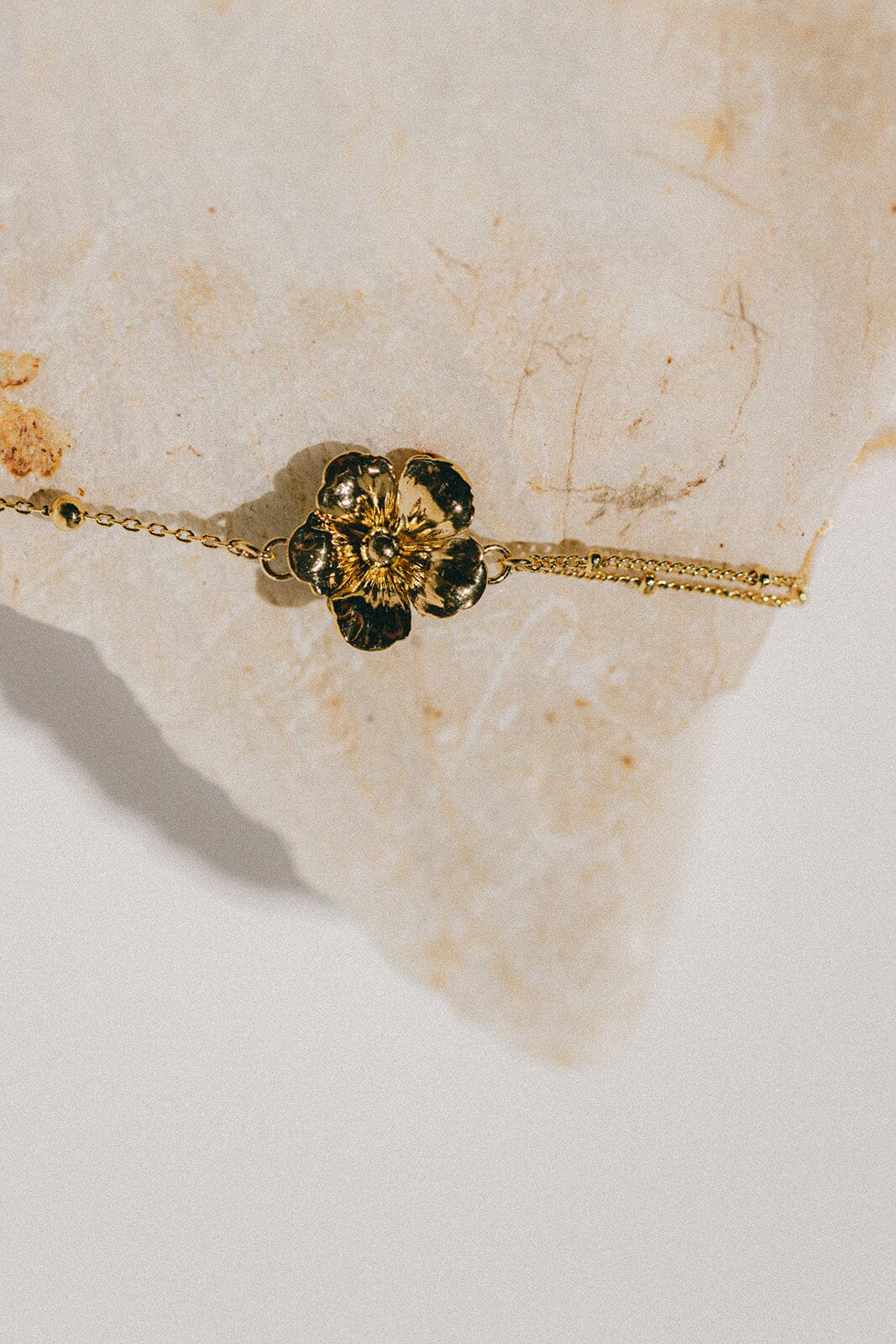 Bracelet Gaïa Or Fleur Bracelets Monsieur Simone