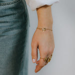 Bracelet Héra Argent Feuille Bracelets Monsieur Simone