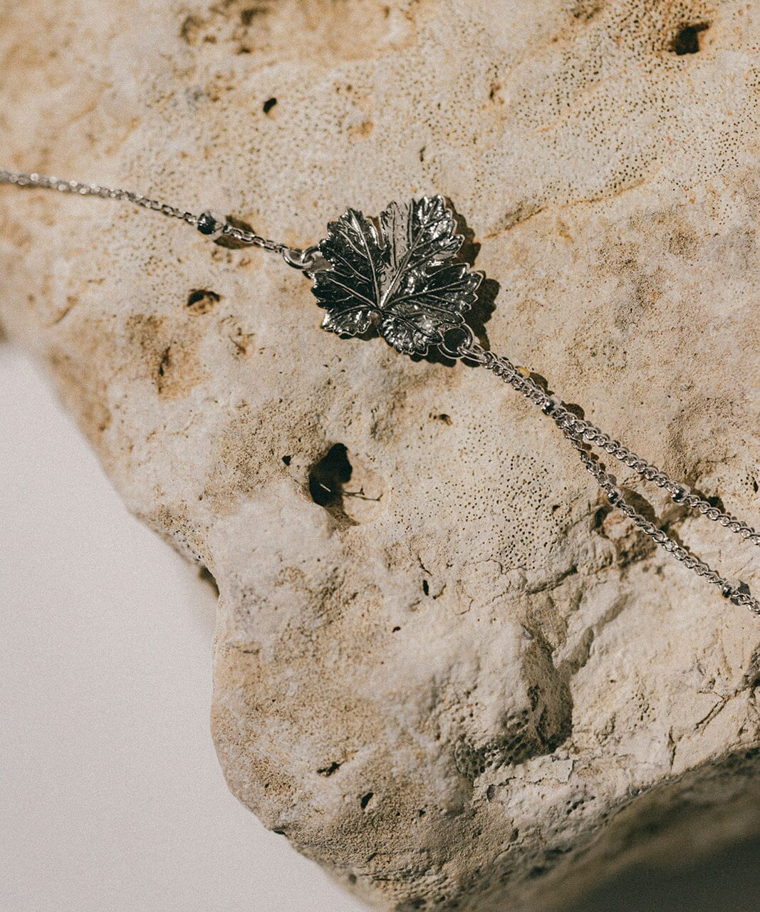 Bracelet Héra Argent Feuille Bracelets Monsieur Simone