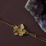 Bracelet Héra Or Feuille Bracelets Monsieur Simone