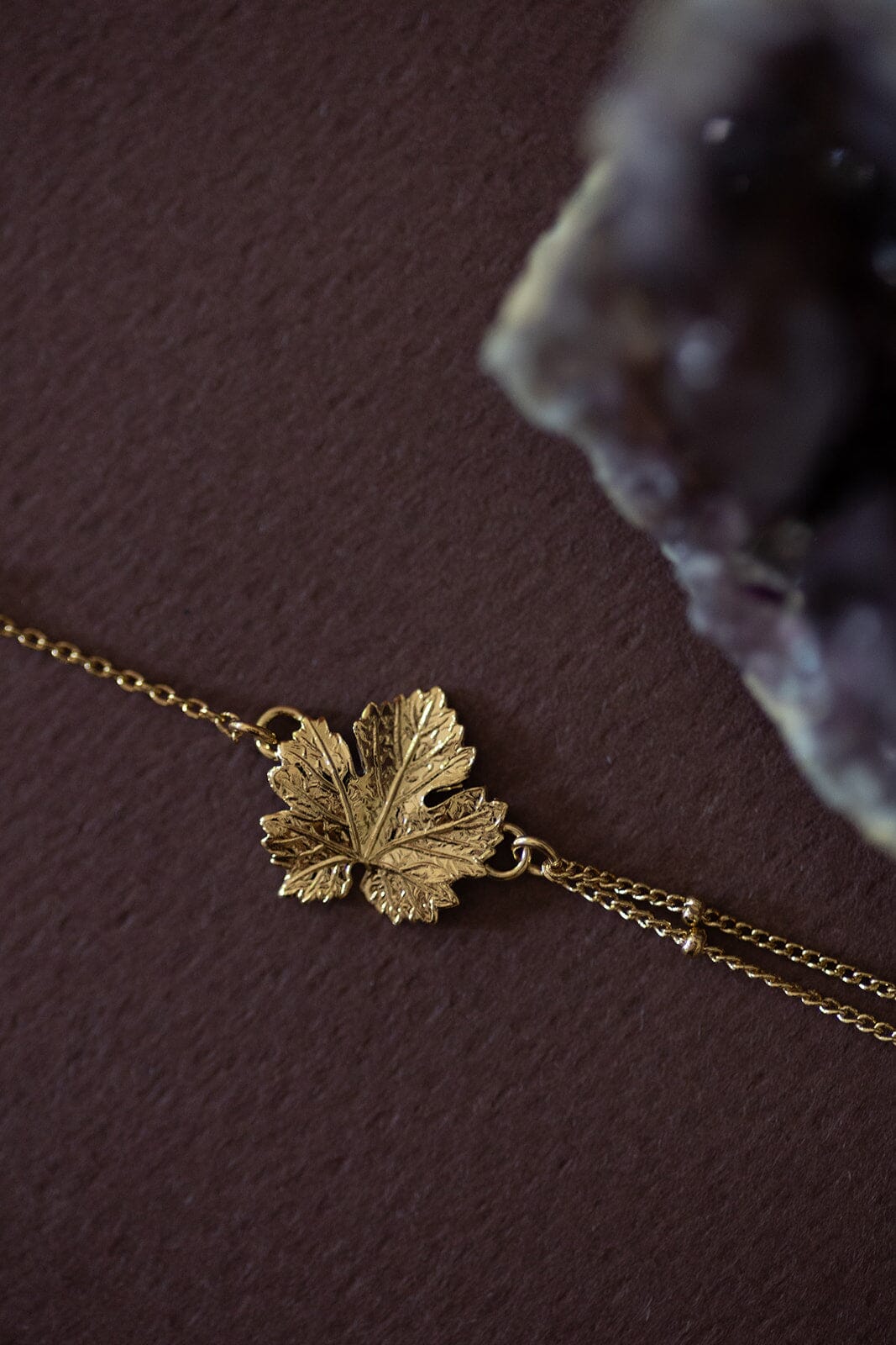 Bracelet Héra Or Feuille Bracelets Monsieur Simone