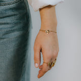 Bracelet Héra Or Feuille Bracelets Monsieur Simone