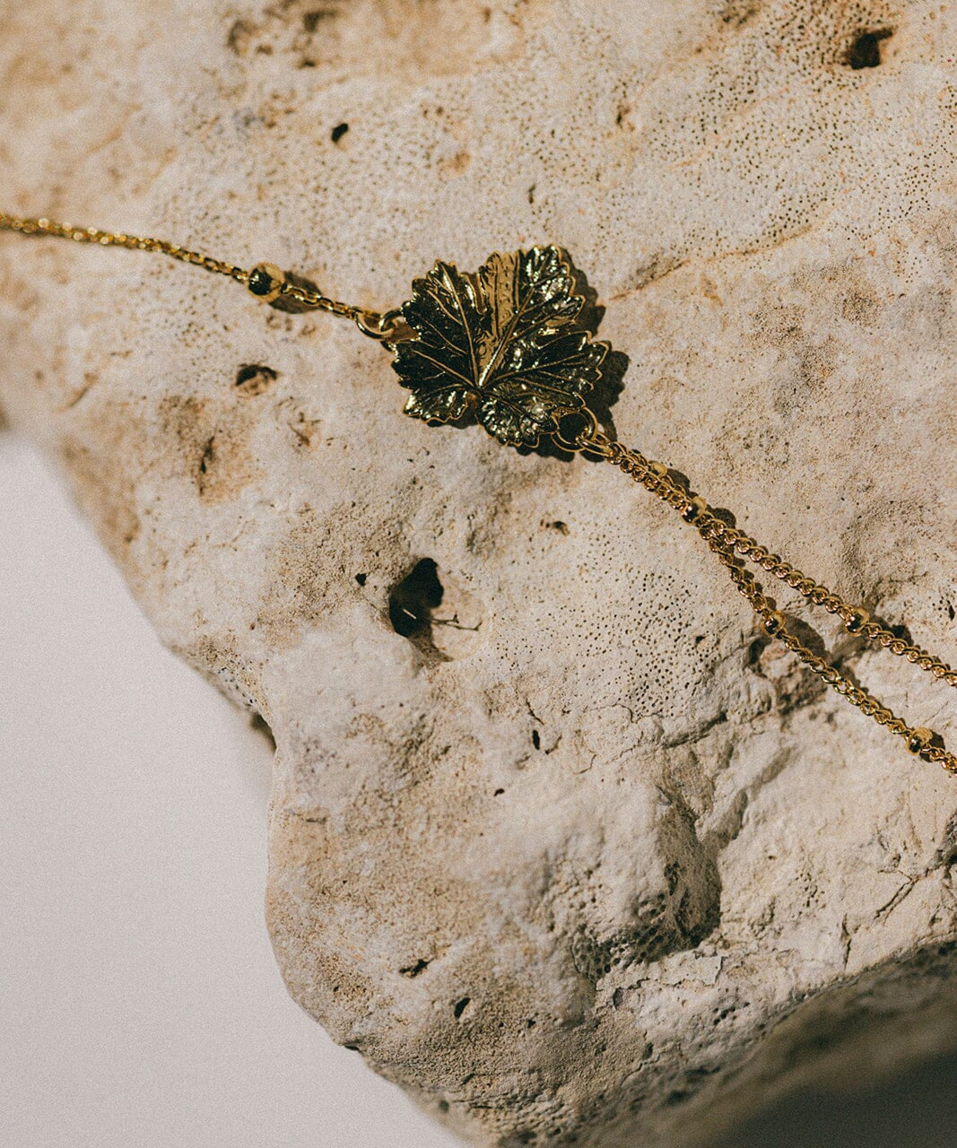 Bracelet Héra Or Feuille Bracelets Monsieur Simone