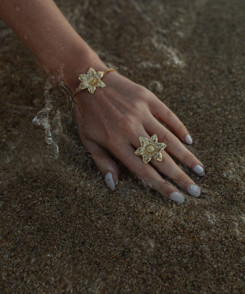 Bracelet Hespéris Or Fleur Bracelets Monsieur Simone
